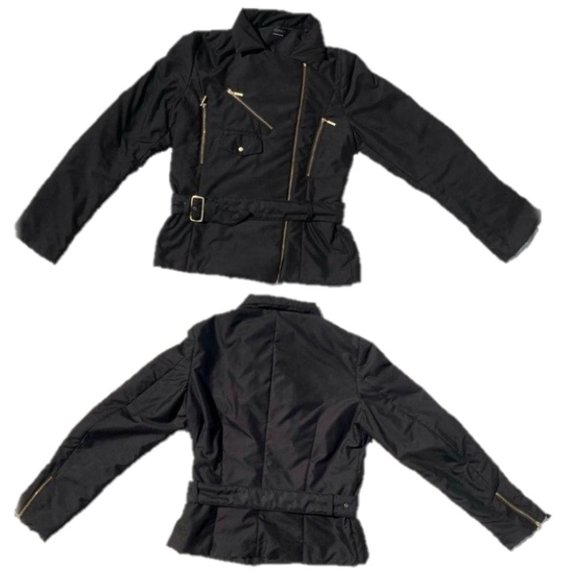 La Perla Studio Fabric Biker Jacket with Belt - Picture 16 of 16